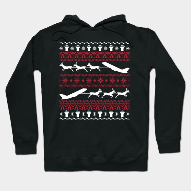 Air Traffic Control Christmas Hoodie by RelevantArt